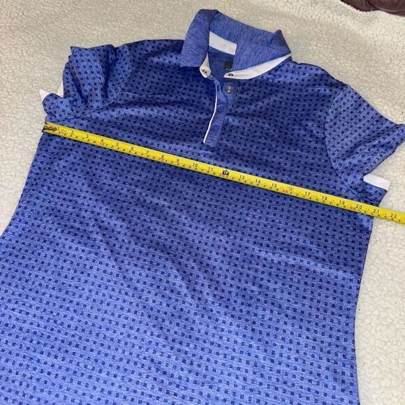 Callaway Women’s Blue Pattern Golf Polo Shirt Size XL EUC - Picture 8 of 10